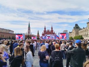 Наши в стольном граде Москве