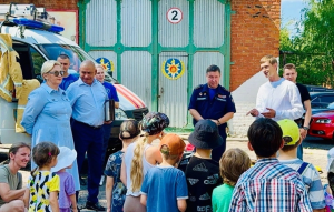Ребята из Новоивановского побывали с экскурсией в пожарно-спасательной части № 246 ТУ № 1 ГКУ МО Мособлпожспас
