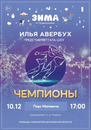 10 декабря в парке Малевича Гала-шоу Ильи Авербуха "Чемпионы"