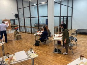 Мастер-класс от руководителя Образцовой ИЗО-Студии «Юные передвижники»