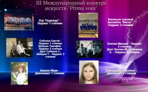 Вокалисты-победители из Заречья