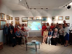 Литературный вечер "Учительница первая моя" в Звенигородской библиотеке №1